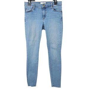 Loft Legging Jean Mid Rise Womens Size 27/4 Stretch Light Wash Denim